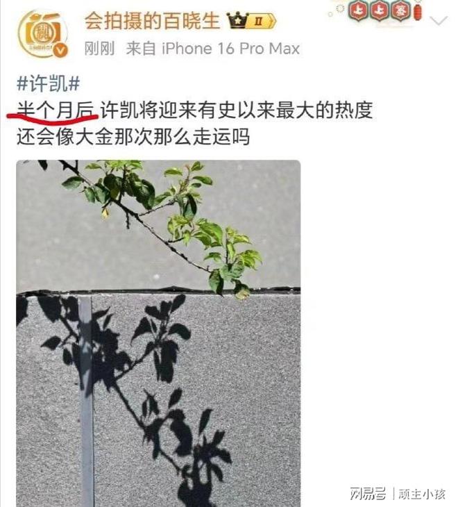九游娱乐文化:许凯:绯闻漩涡中的顶流之路是危机还是转机?