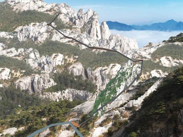 花127亿给大山装扶梯行不行?