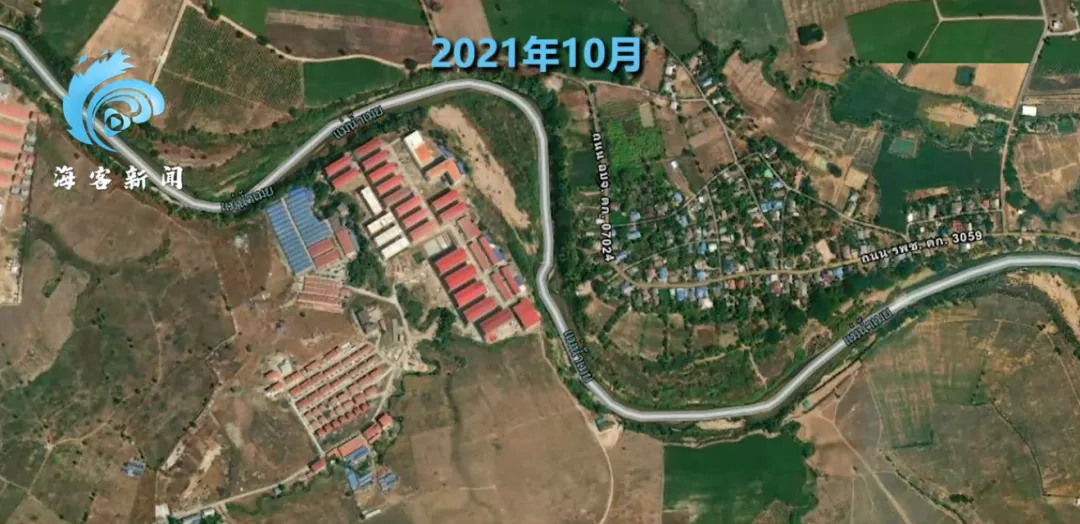 九游娱乐：卫星探秘缅甸妙瓦底：KK园区两年扩大3倍9月仍在扩建豪车比比皆是每隔一段距离都有武装人员站岗；附近类似园区仍在不断扩建蔓延(图3)