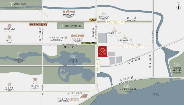 九游娱乐文化：合肥城轨雲涛楼盘位置是否值得买全面介绍(图2)